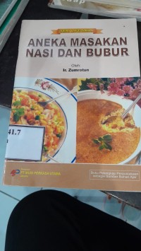 Image of Aneka masakan nasi dan bubur
