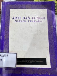Image of Arti dan Fungsi Sarana Upakara