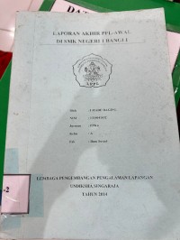 Image of laporan Akhir PPL-Awal di SMK Negeri 1 Bangli