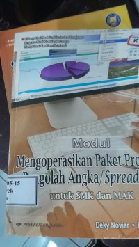 Image of Modul Mengoperasikan Paket Program Pengolah angka/ spreadsheet