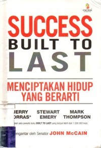 Image of Succes Built To Last : Menciptakan Hidup Yang Berarti
